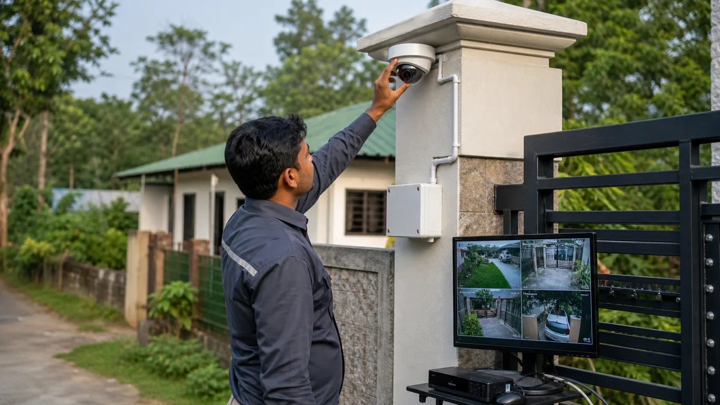 CCTV camera installation service in Alipurduar