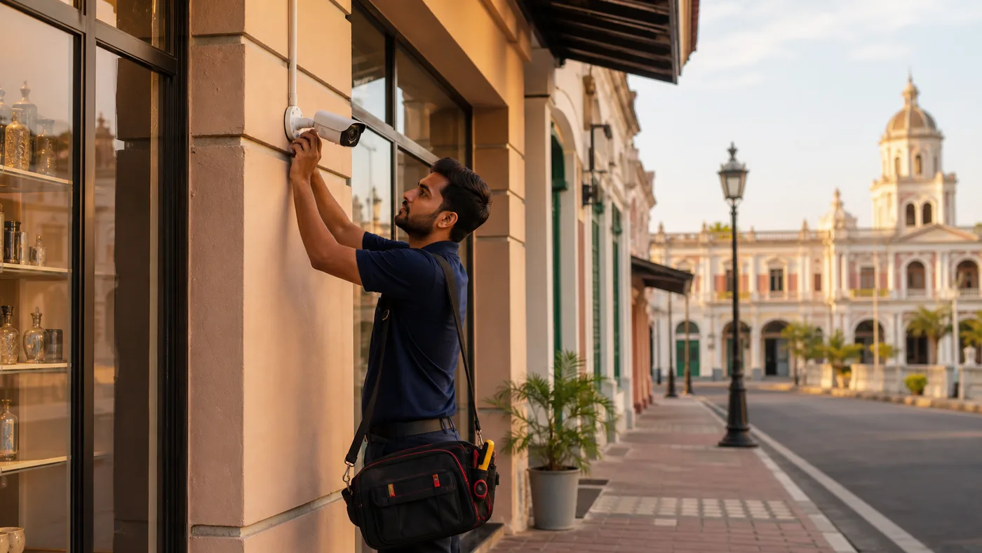 CCTV camera installation service in Cooch Behar
