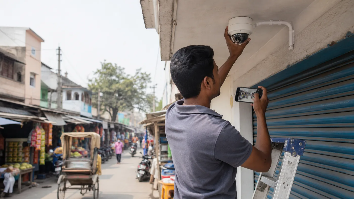 CCTV camera installation service in Dinhata