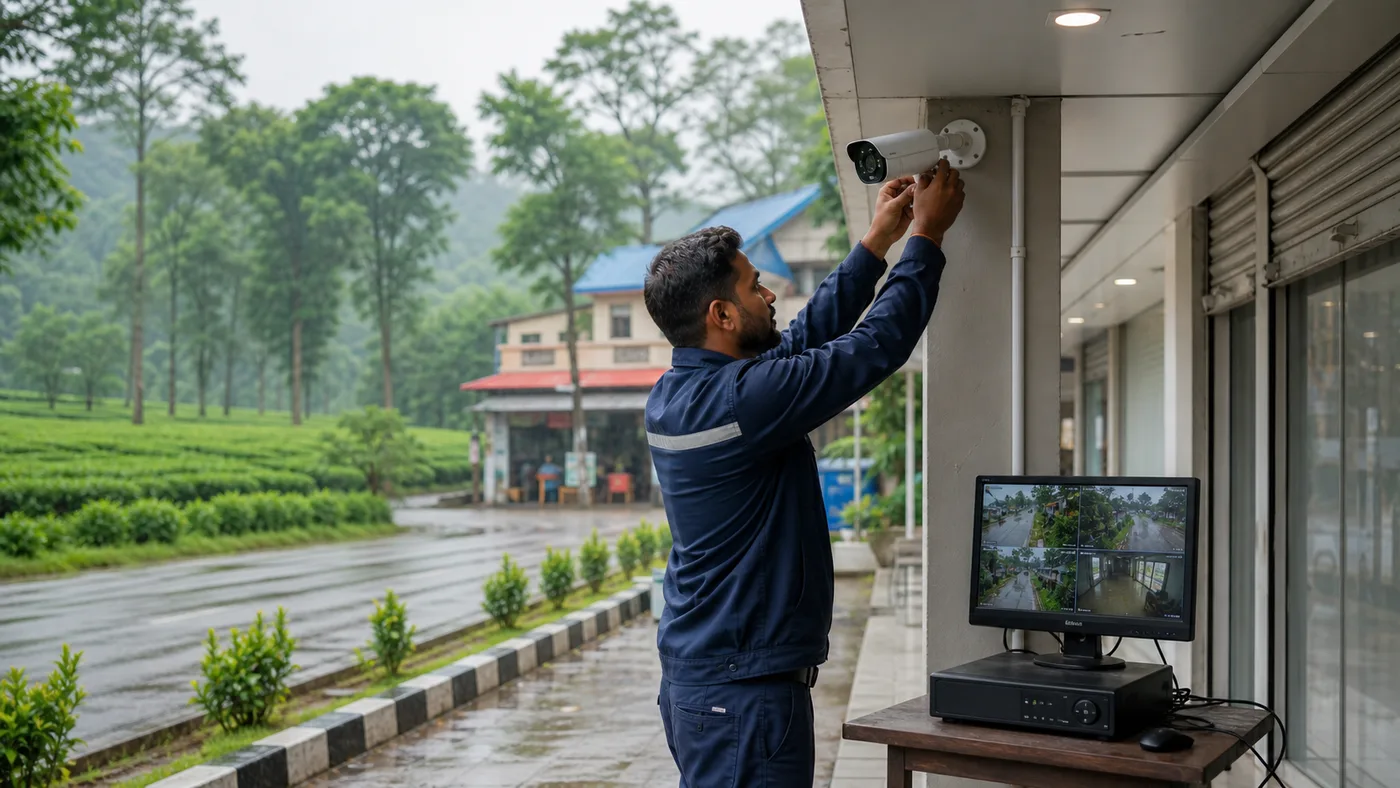 CCTV camera installation service in Jalpaiguri