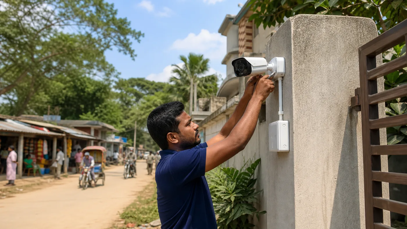 CCTV camera installation service in Nishiganj
