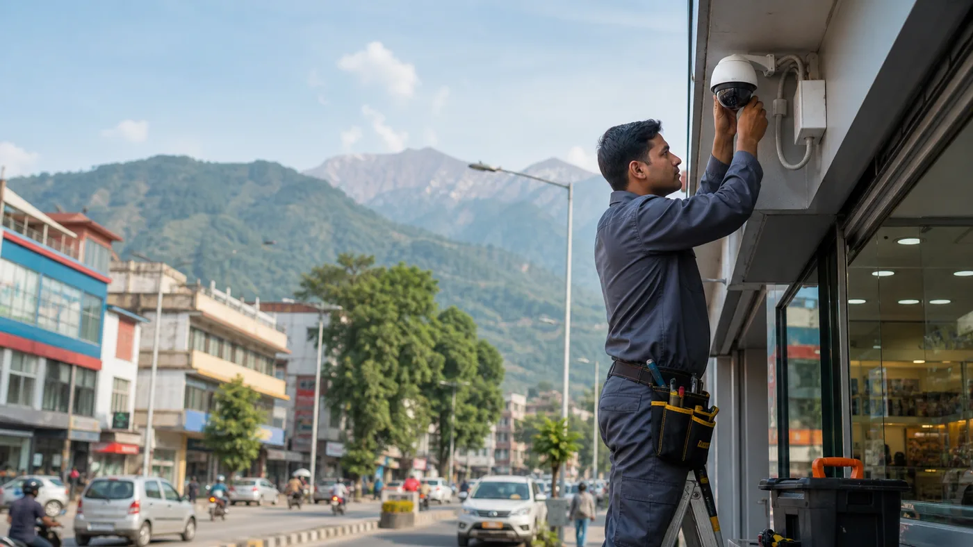 CCTV camera installation service in Siliguri